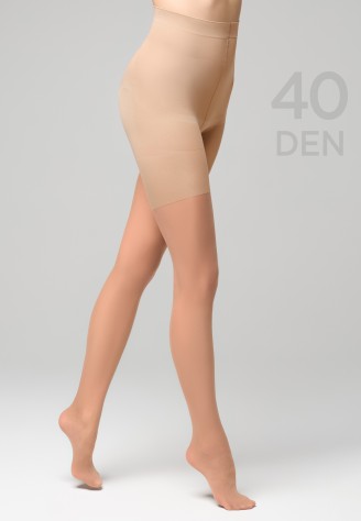 Моделирующие колготки 40 den, цвет телесный