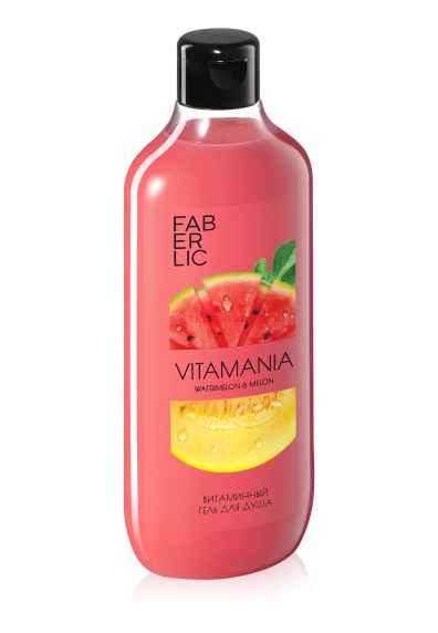 Витаминный гель для душа «Арбуз и дыня» Vitamania