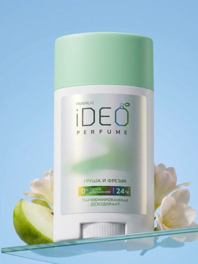 Парфюмированный дезодорант «Груша и фрезия» iDeo