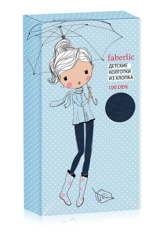 Колготки детские SD108, плотность 100 den, цвет синий