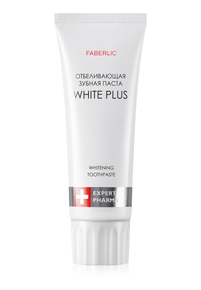 Отбеливающая зубная паста White Plus Expert Pharma