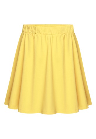 Юбка для девочки, цвет светло-желтый