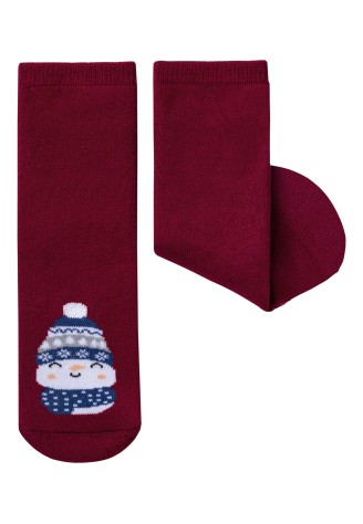 Набор детских носков 2 пары, цвет красный