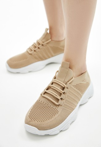Кроссовки Avril, цвет бежевый
