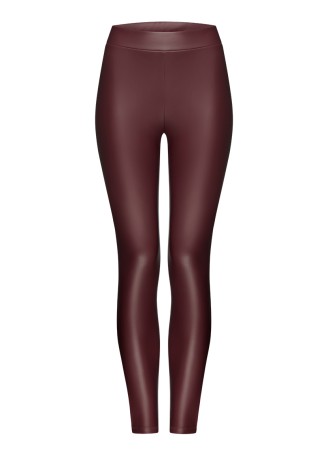 Легинсы из экокожи, цвет бордовый