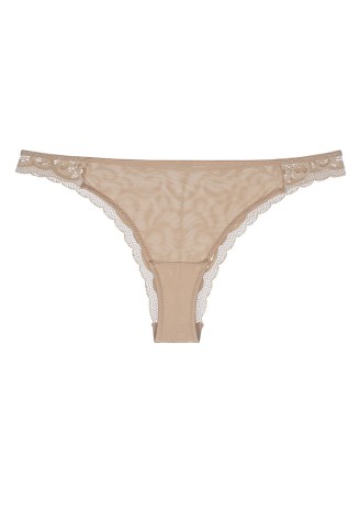 Трусы-танга Tiana кремовые