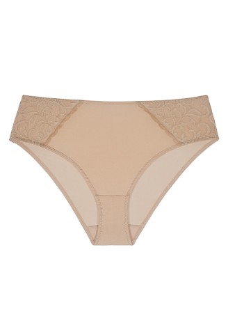 Трусы-слипы с завышенной талией Tiana кремовые