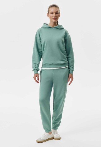 Брюки  джогеры, цвет мятный