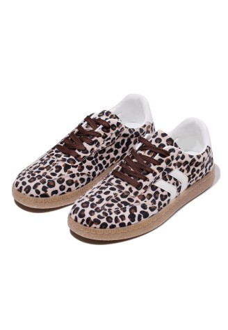 Женские кеды Style, цвет леопард