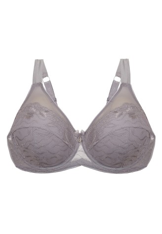 Бюстгальтер усиленная поддержка Sela, цвет серый жемчуг