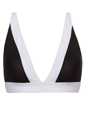 Лиф треугольный, цвет чёрно-белый