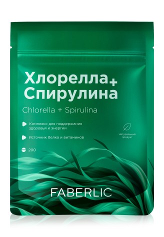 Водоросли хлорелла и спирулина прессованные