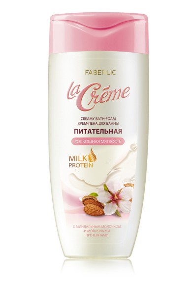 Крем-пена для ванны питательная «Роскошная мягкость» La Creme