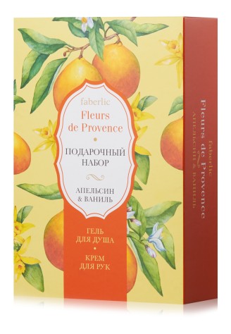 Подарочный набор «Апельсин & ваниль» Fleurs de Provence