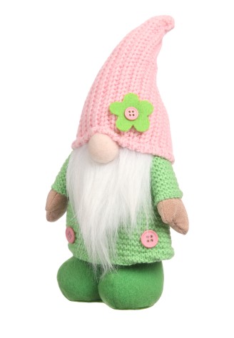Гном Greenly в розовом колпаке