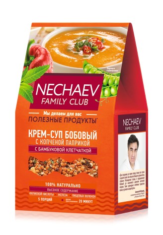 Крем-суп бобовый с копчёной паприкой