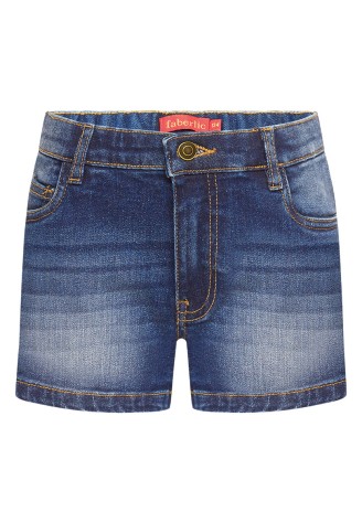 Шорты из джинсовой ткани для девочки, цвет синий