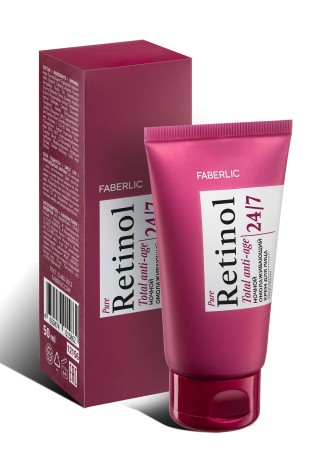 Ночной омолаживающий крем для лица Retinol 24/7