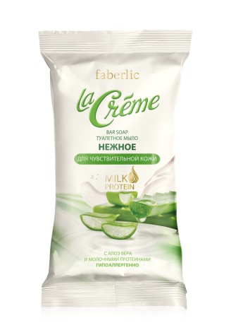 Туалетное мыло нежное «Для чувствительной кожи» La Creme