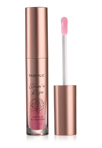 Гибридное гель-масло для губ Glam'n Rose