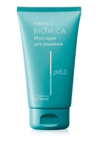 Мусс-крем для умывания Biomica