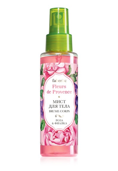 Мист для тела «Роза & фиалка» Fleurs de Provence