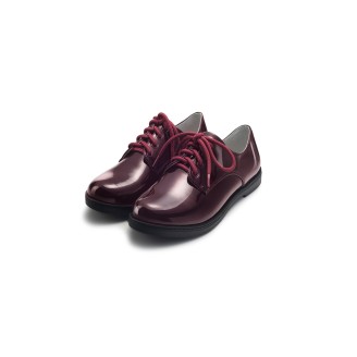 Полуботинки Style для девочек, бордовые