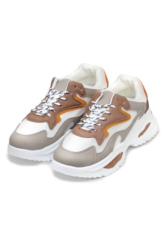 Кроссовки Marita, цвет серо-бежевый