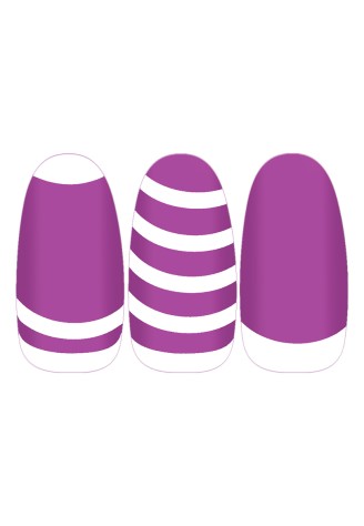 Трафареты для французского маникюра