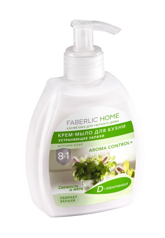 Крем-мыло для кухни, устраняющее запахи «Свежесть и мята»