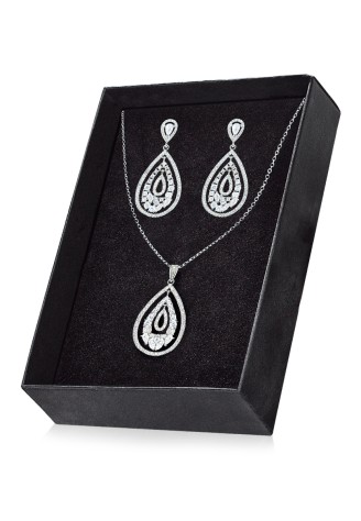 Набор из серег и подвески «Кристалл»