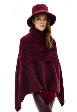 Шляпа-панама текстильная, цвет бордовый