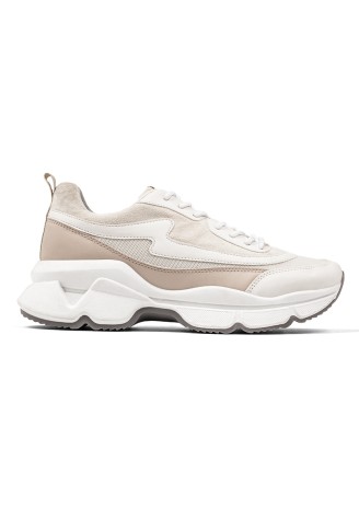 Кроссовки Luna, цвет бежево-белый