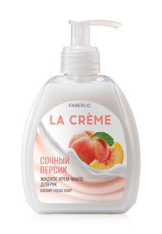 Крем-мыло для рук «Сочный персик» La Crème
