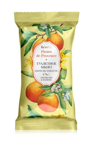 Туалетное мыло «Апельсин & ваниль»