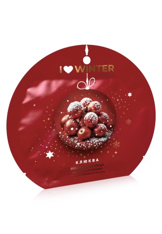 Тканевая маска для лица «Интенсивное питание» I Love Winter