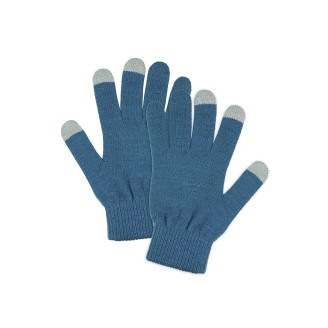 Перчатки женские сенсорные бирюзовые