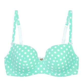 Бюстгальтер балконет ROMANCE, цвет бирюзовый