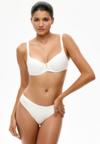 Бесшовные трусы танга, цвет слоновая кость