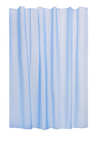 Шторка для ванны синяя