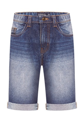 Джинсовые шорты для мальчика, цвет синий