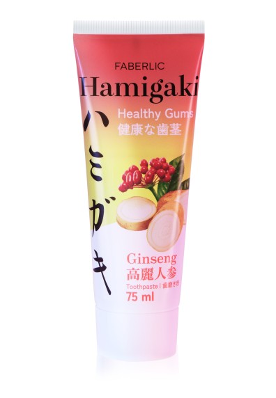 Зубная паста «Здоровье дёсен» Женьшень Hamigaki без фтора