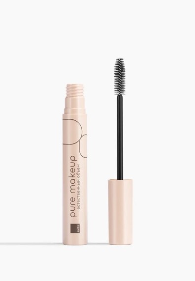 Тушь для ресниц Pure Makeup «Естественный объем», тон черный