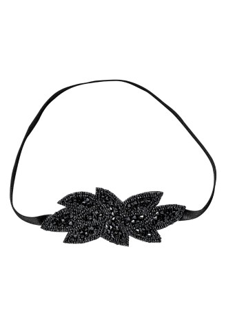 Повязка для волос черная