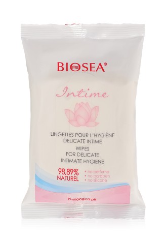 Влажные салфетки для интимной гигиены BIOSEA Intime