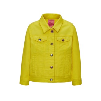 Летняя куртка для девочки, цвет лимонный