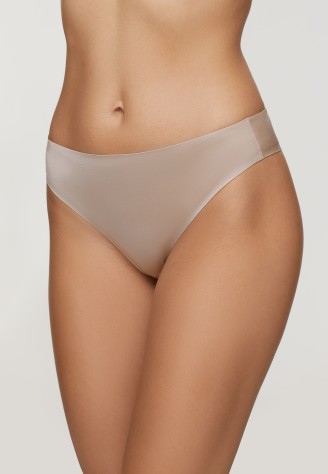 Трусы-танга, цвет шампань