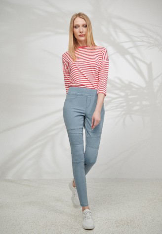 Джеггинсы, цвет голубой