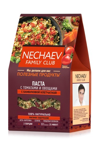 Паста с томатами и овощами