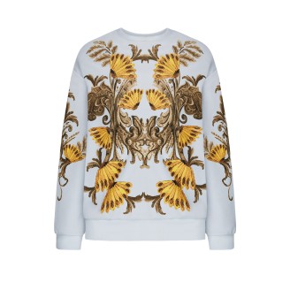 Трикотажный пуловер, цвет серый